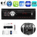 Single 1Din Car Stereo MP3 Music Player FM Radio AUX TF Card USB U Disk w/ RC