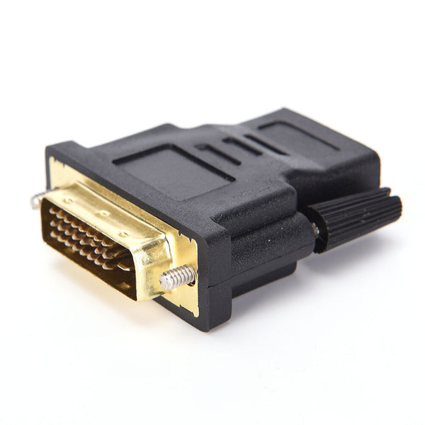 DVI-D 24+1 pin male to HDMI female M-F adapter converter for HDTV LCD monitor&S