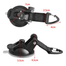Heavy Duty Power Reusable Carabiner Suction Cup Hook for Bathroom Car Window