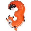 Cute kids Pet Numbers Foil Balloon Animal Air walker Helium Fun Birthday Pa