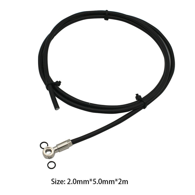 Disc Brake Hydraulic Tube 2m Bolt Mountain Bike Oil Hose Set  SLX XT