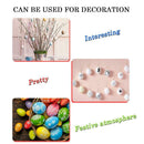 50Pcs Easter Plastic Easter Eggs DIY Easter Eggs Plastic Eggs + 8pcs Color Pens
