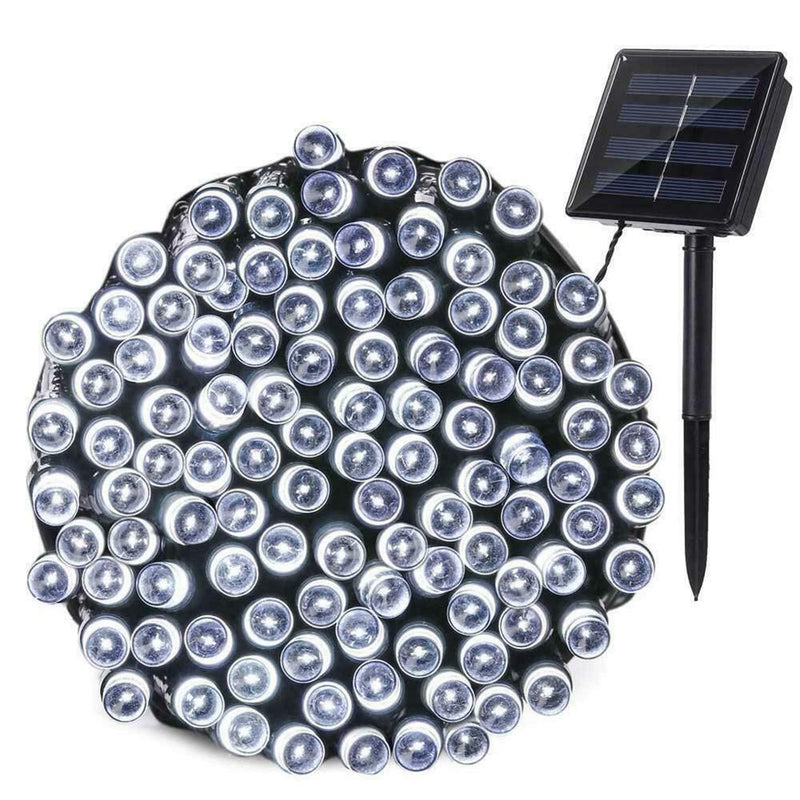 200LED 22m Solar Power Fairy String Light Garden Decorative Lamp (White)