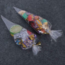 100x Clear Cellophane Cone Bags Twist Ties Large size Party Sweet Cello YYI
