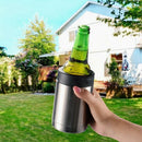 12 Oz Stainless Steel Beer Bottle Cold Keeper Can/Bottle Holder Double Wall O9P8