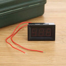 Red LED AC30-500V Digital Voltmeter Voltage Display Panel w/ 2 Wires