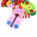 Hand Zipper Teaching Diy Weave cloth Early Education Toys Montessori Teaching LJ