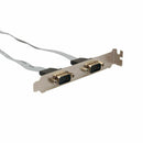 PCI to Dual DB9 Serial RS232 2 Ports Black Card Adapter Controller