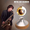 Saxophone Mute Aluminum Alloy Treble B Flat Alto E Flat Sax Silencer Dampener