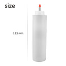 4Pc 4oz/120ml Plastic Squeeze Bottle Condiment Dispenser Ketchup Mustard Sauce