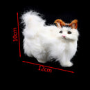 Handicraft kitten simulation animal cat car ornament creative gift home decor Bj