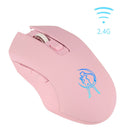 2.4G USB Wireless Optical Gaming Mouse, 6 Buttons, 1600DPI Receiver