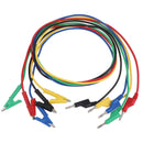 Stackable Banana Plug to Copper Alligator Clip Multimeter Test Leads Probe W Gw