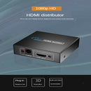 1080P HDMI 1.4 1 in 2 out Splitter @30HZ HDCP Switch for Xbox PS4 TV HDTV