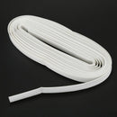 Ratio 2:1 7mm Dia White Polyolefin Heat Shrinkable Tube 6M 19.7Ft D3Z5