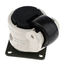 Foot Master Nylon Alloy Wheel Low Profile Leveling Caster Low Noise