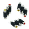 Triple 3 RCA Component Video Cable Joiner Coupler-Adapter  Female F/F AV