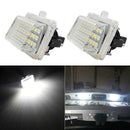 2pcs Error Free LED License Number Plate Lights Lamps for W204 W212 W216