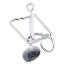 1PCS Metal Puzzle IQ Mind Brain Teaser Game Educational Kids Xmas Gifts