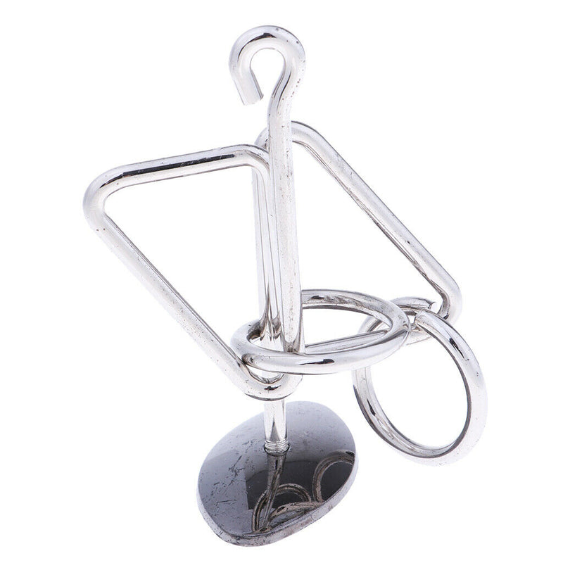 1PCS Metal Puzzle IQ Mind Brain Teaser Game Educational Kids Xmas Gifts