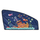 Car sunshade sunscreen heat shield shade car sun visor side window magnetic T7N6