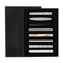 8 Pcs Tie Clips Set for Men Tie Bar Clip Set for Regular Ties Necktie Weddi