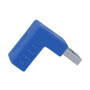2 Pieces 90 Degree USB 3.0 up Down Male to Female Extension Adapter Coupler