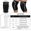 1 Pair Sports Knee Compression Sleeve Support Brace Basketball Knee Pads XL