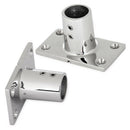 2Pcs 90 Degree T Type 22Mm 7/8 inch Rectangular Base Stainless Steel Boat Y Q3P1