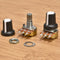 5Pcs 10K OHM Terminal Linear Taper Rotary Resistor Potentiometer & Knobs 15mm