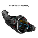 Car Kit FM Transmitter MP3 WMA Player Bluetooth 4.0 with USB Charging Port