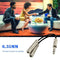 6.35mm Male Jack Stereo Splitter Cable 2X 1/4 inch Female Plug Audio Y Cord