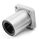 2Pcs LMEK30UU 30Mm Flange Bearing Europe Version 30X47X68Mm Cnc Flanged Lin