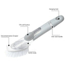 Cleaning Brush Scrubber Washing Dish Bowl with Refill Liquid Soap Dispenser