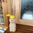 250ml Cute Bear Cartoon With Lid Couples Straw Cup Water Bottle Reusable