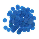 200x Counters Counting Chips Plastic Markers 18mm Mixed Colors(Yellow,Blue) for