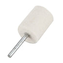 10 Pcs Buffing Polishing 3mm Shank 20mm Hard Cylindrical Felt Bobs P2K4