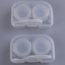 Invisible glasses Box Holder Container Case Soak Storage Eyecare Kit ToolsS Kw