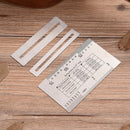 Guitar Measuring Tools Guitar String Height Gauge+Fret Polishing Protector