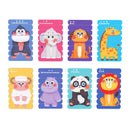 Wooden Jigsaw Puzzle Sorting Stacking Toys Animal Puzzle Preschool Educational