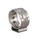 10 pcs Stainless Steel Ear Clamp Clips Air Silicone Water Fuel Hose Pipe Ju