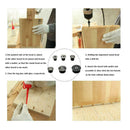 6pcs/set 4-12mm Dowel Tenon Center Roundwood Woodworking Log Locator/Punch