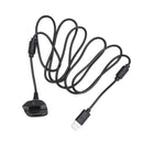 1.8m Dual Magnetic Ring USB Charging Cable for Xbox 360 Controller (Black) A