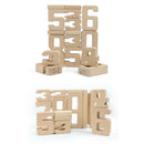 Montessori Wooden Toys Math Building Blocks 1-10 Number Blocks Toddler Grab Toys
