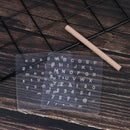 Alphabet Numbers Stamping Punch Letter Number Stamper DIY Leather Punching