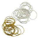 40pcs Brass Metal Earring Hoop Beading Components Jewelry Finding Making 2"