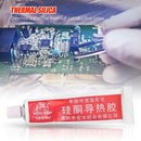 Silicone Thermal Conductive Adhesive Viscous Glue for Chip VGA RAM (Grey) A