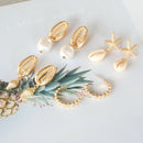4Pairs/Set Bohemia Women Shell Conch Statement Earrings Drop Dangle EarringsJC&S