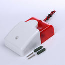 Mini Red Strobe Siren Indoor Outdoor Wired Sound 110dB Alarm Siren with Str