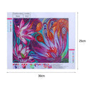 5D DIY Special Shaped Diamond Painting Flowers Cross Stitch Kits (H013)